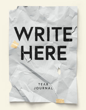 Write Here & Tear Journal, 200 Perforated Pages, Hardcover Notebook, 6x8.5 Easy Tear Pages